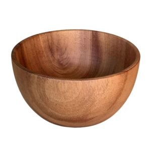 Salad and Fruit Wooden Bowl For Decoration and Kitchen